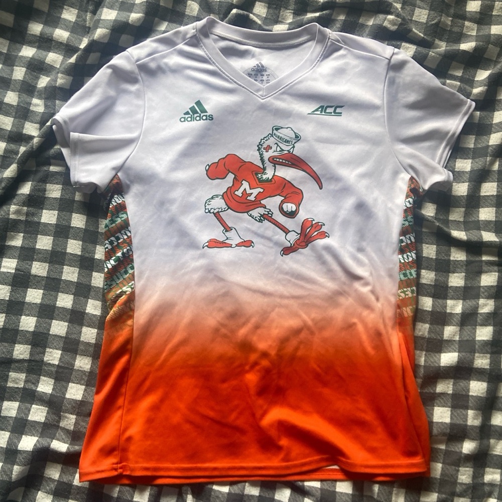Player exclusive Miami hurricane track uniform jersey